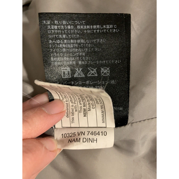 Burton Mens Winter Jacket XL Black Insulated Down Puffer Pockets Zipper Snaps - Picture 15 of 16